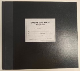 ENGINE LOG BOOK 16 CYL (ENGINE16CYL)